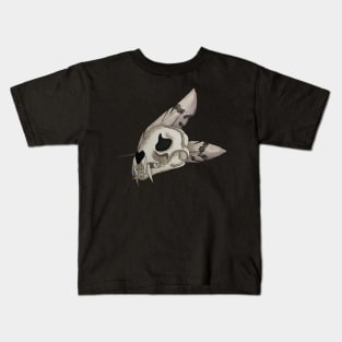 Leopard skull with back print Kids T-Shirt